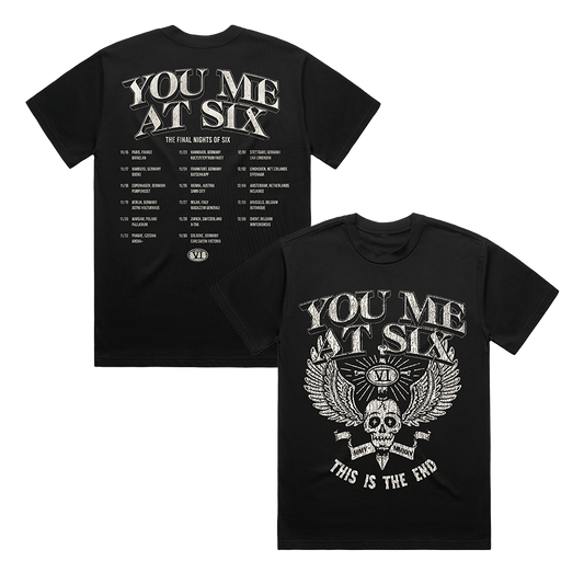 TFNOS European Tour Flying Skull T-shirt