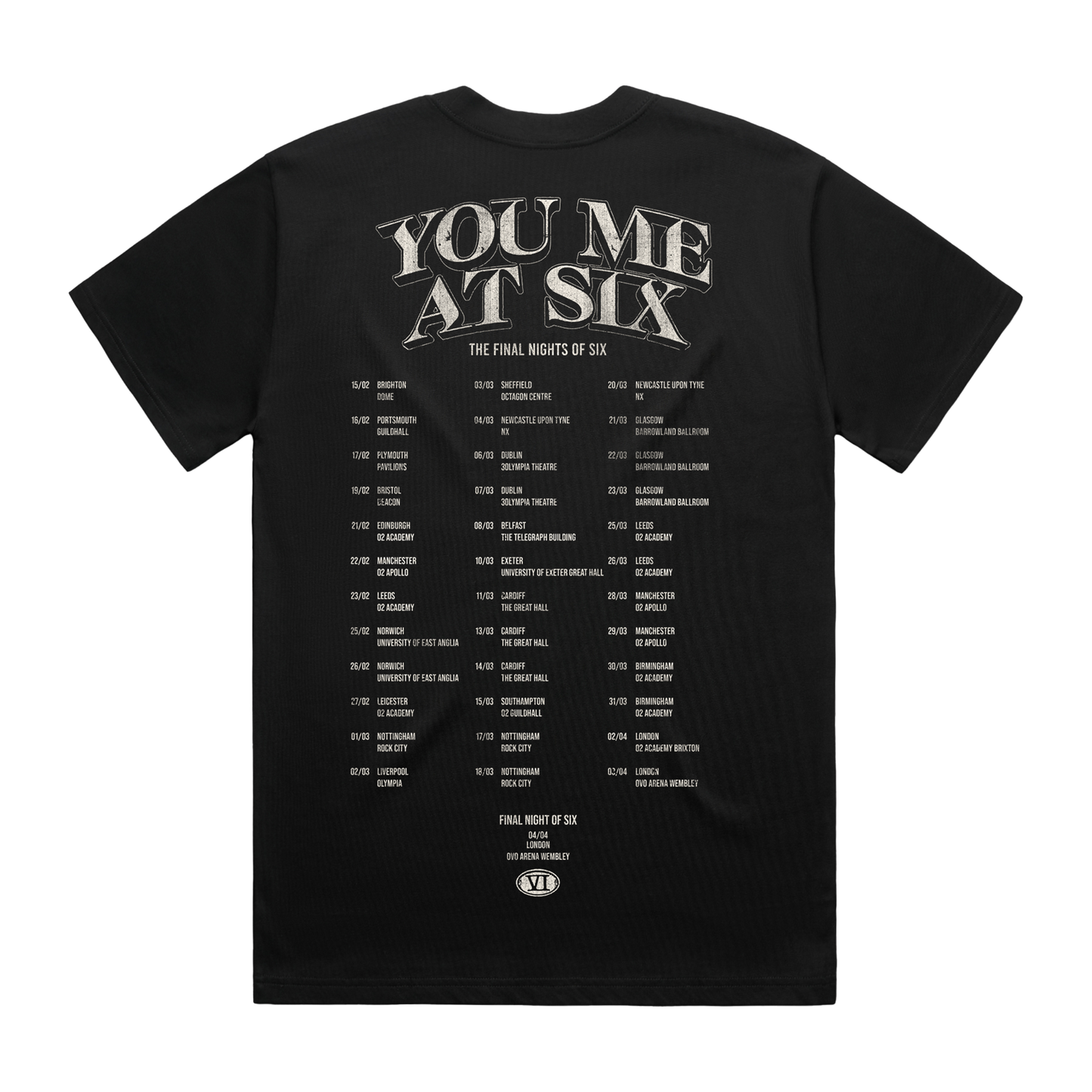 Flying Skull UK Tour T-Shirt