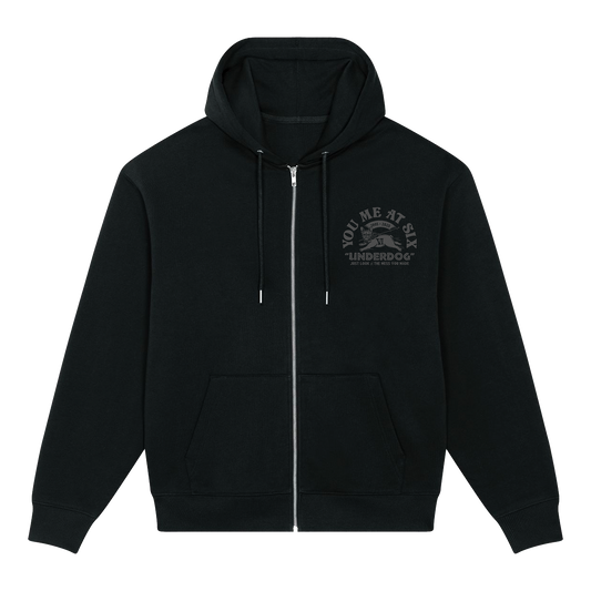Underdog Black Zip Up Hoodie