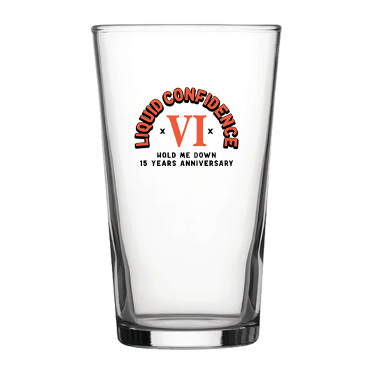 Liquid Confidence Pint Glass