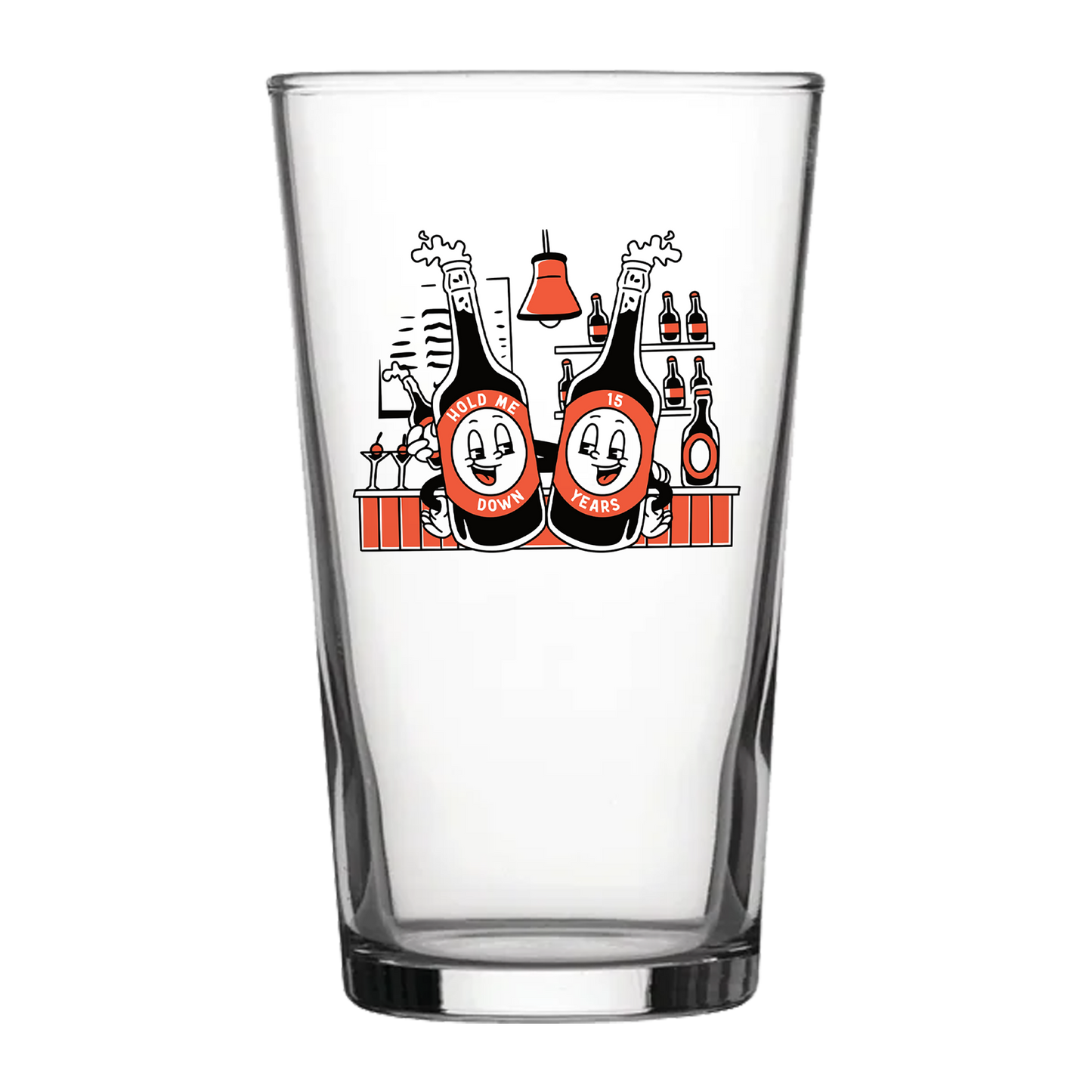 Liquid Confidence Pint Glass