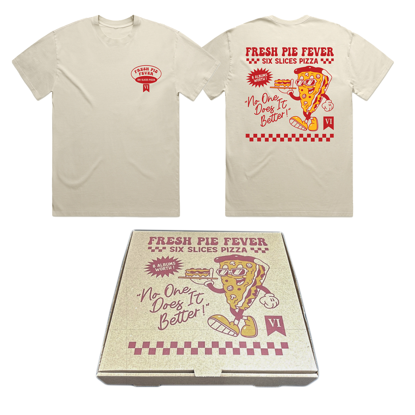 Pizza T-Shirt & Pizza Box Bundle